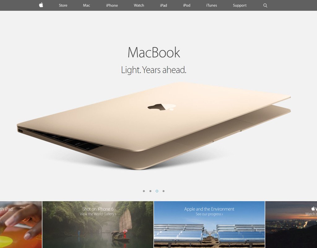 Big Product Images Like Apple